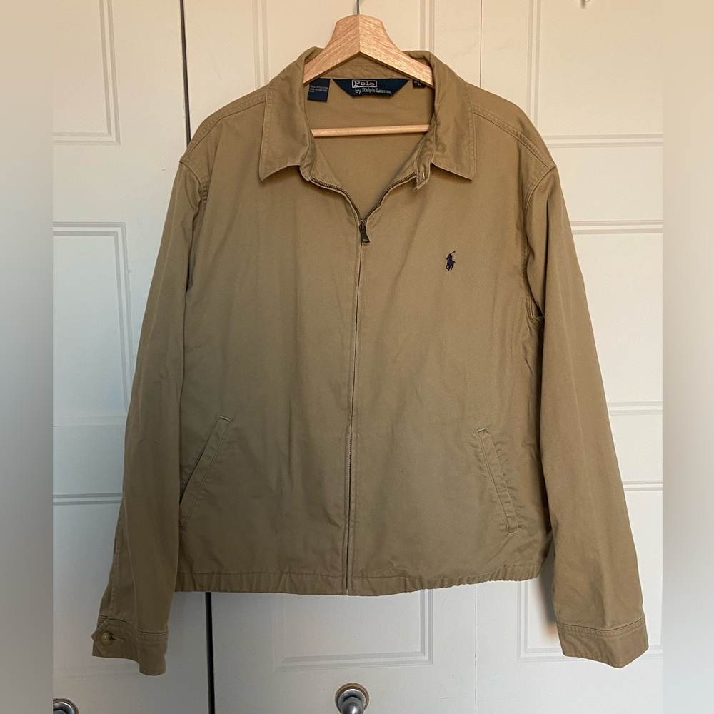 Polo Ralph Lauren Vintage Men's Khaki Harrington Jacket